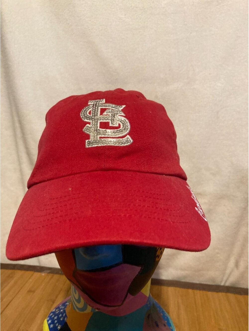 Genuine Merchandise St. Louis Cardinals Women's Hat Red Sequin Logo Baseball Cap